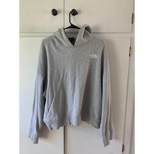The North Face Womens Sweatshirt Hoodie Gray XL Extra Large Pullover